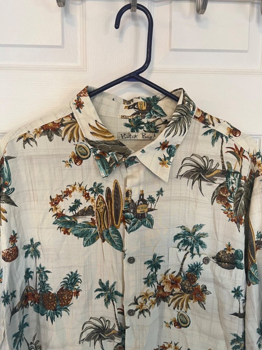 Batik Bay Hawaiian Shirt XXL Tropical Print Short Sleeve Button Down - Picture 2 of 9